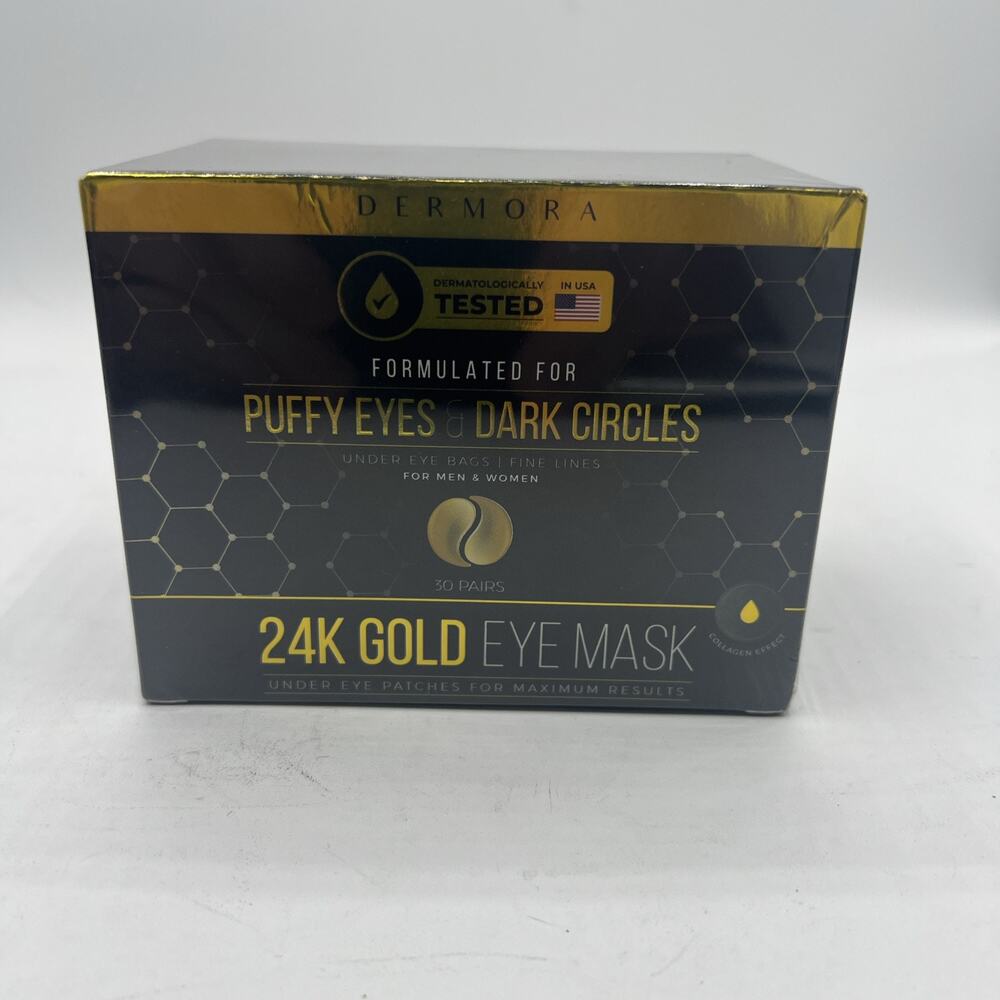 Dermora 24K Gold Maximum Results Under Eye Patches (30 Pairs)